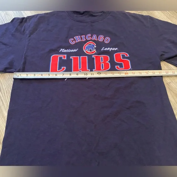 Vintage 2004 CHICAGO CUBS WRIGLEY FIELD T-Shirt Blue Red Size Large - Picture 5 of 6